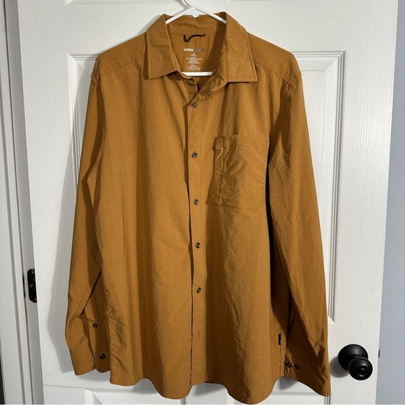 Swiss Tech sz L utility top, "copper penny", performance gear, button up - Picture 1 of 13